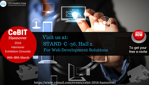 Web Development Solutions in CeBIT Hannover 2016