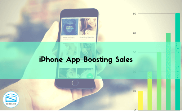 Iphone app boosting sales