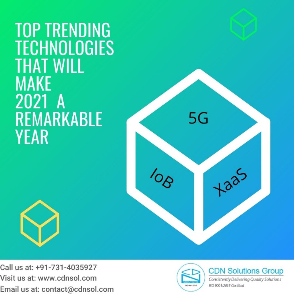 TOP TRENDING TECHNOLOGIES THAT WILL MAKE 2021 A REMARKABLE YEAR
